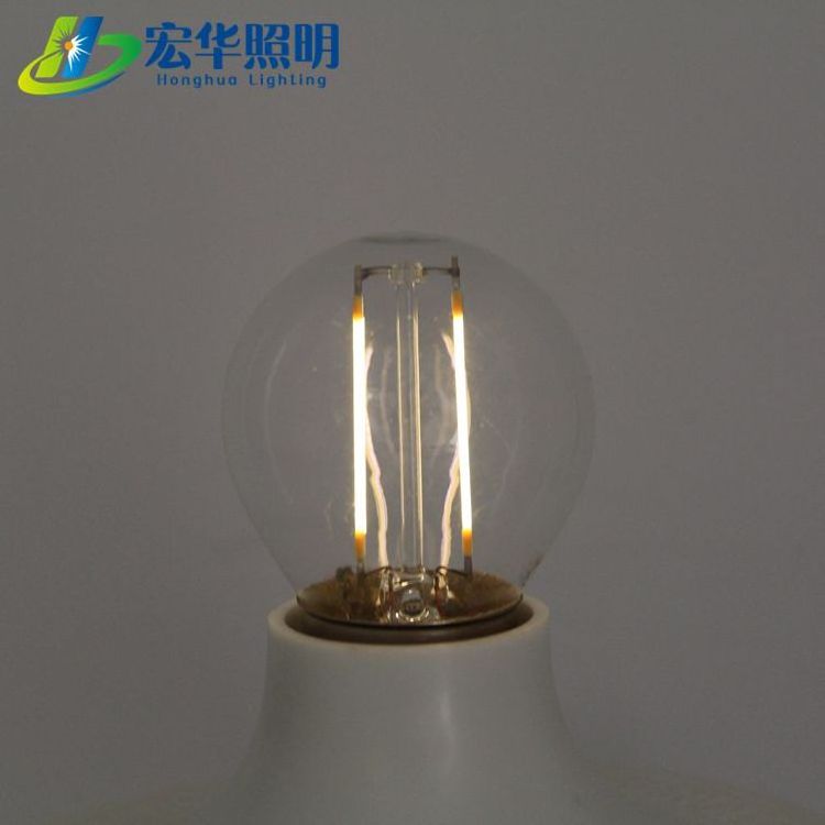 G45 4W e14 E27 220V Warm white housing vintage LED Edison style lighting bulb