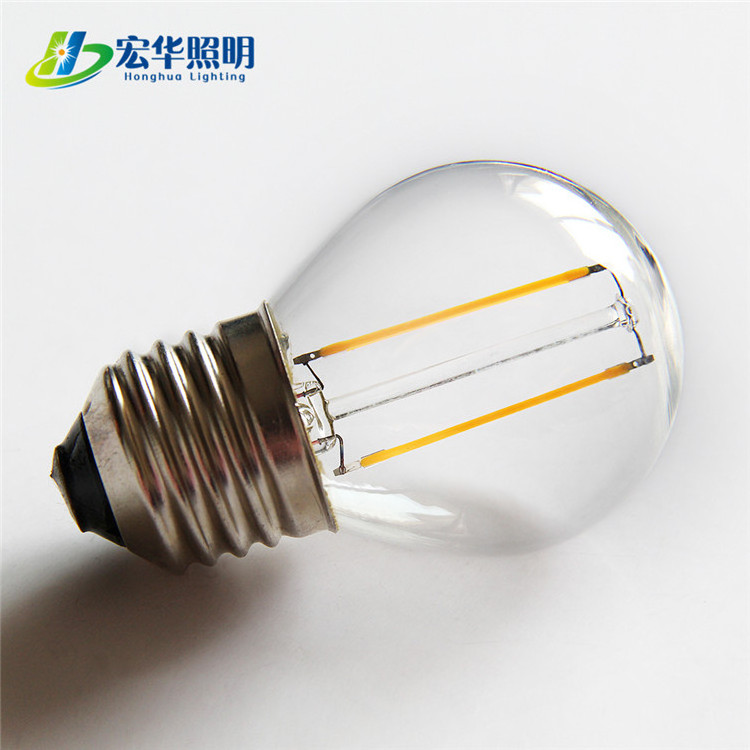 G45 4W e14 E27 220V Warm white housing vintage LED Edison style lighting bulb