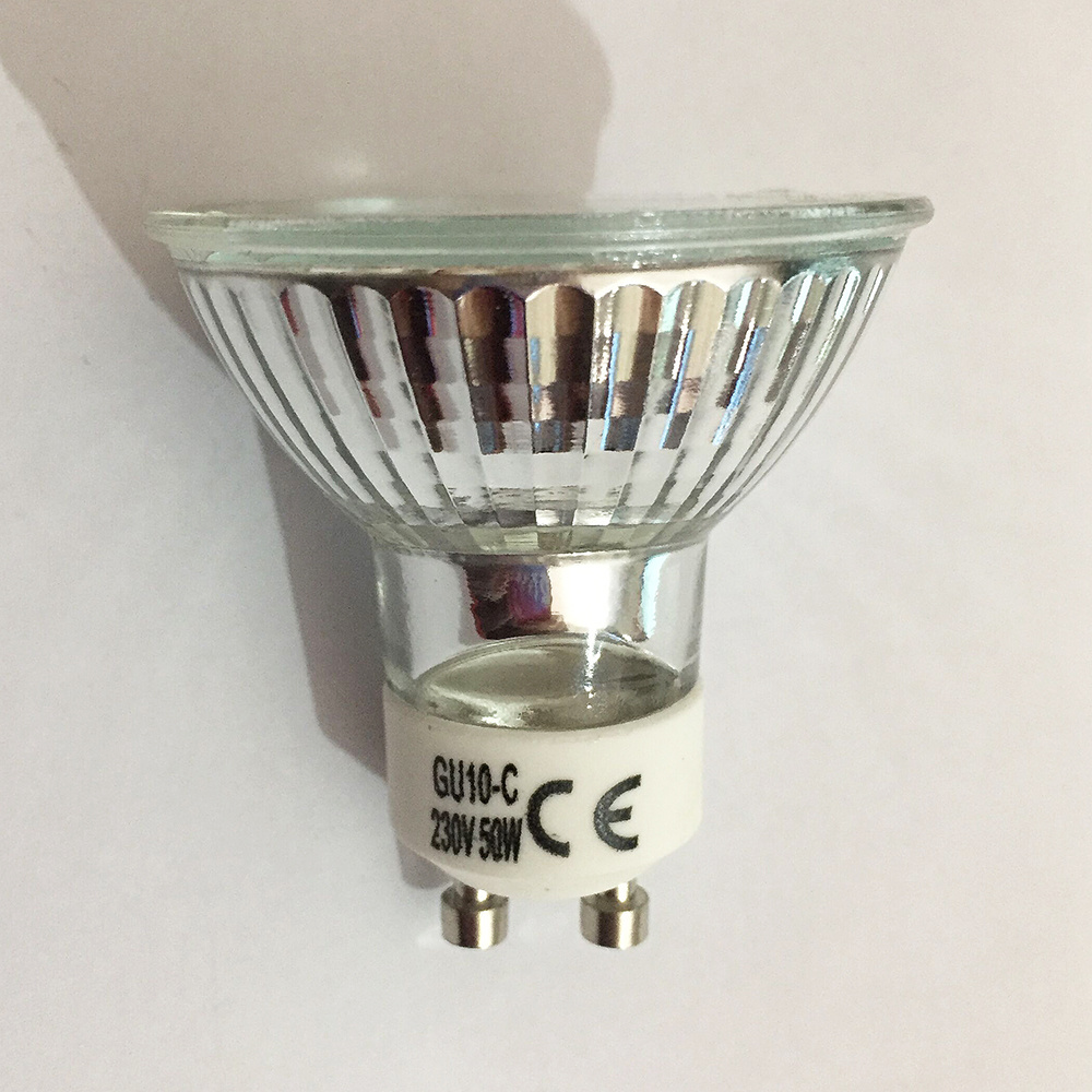 Gu10 50W indoor lighting energy saving halogen spot light bulb