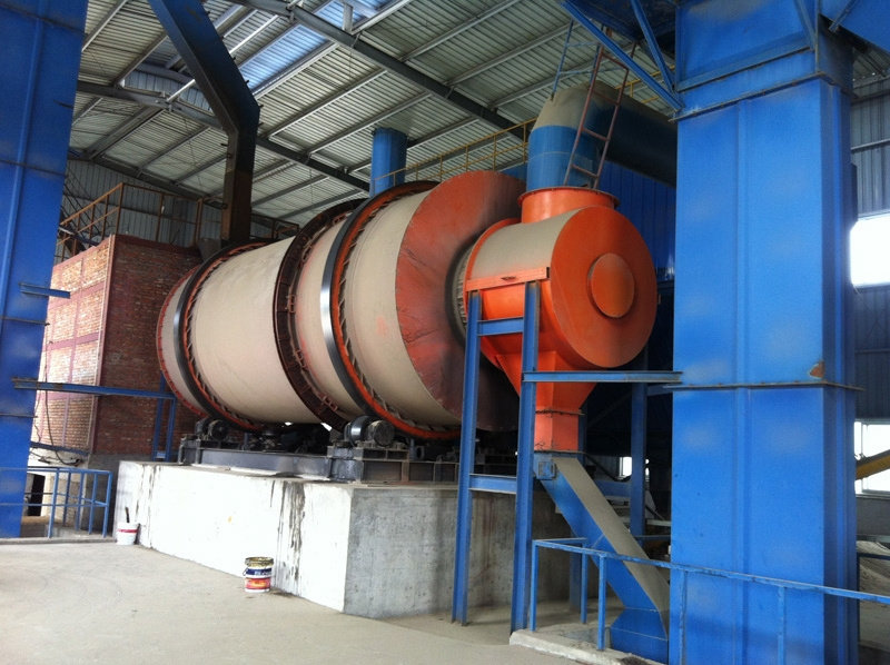 Three Pass Silica Yellow Sand Drying Rotary Dryer Equipment