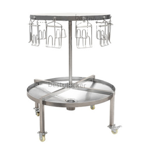 Small Scale Evisceration Table for Poultry Slaughter Line Poultry Processing Equipment