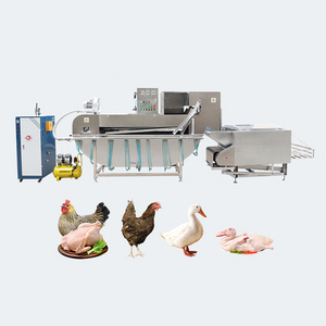 automatic chicken plucker poultry slaughtering equipment chicken scalder and plucker machine