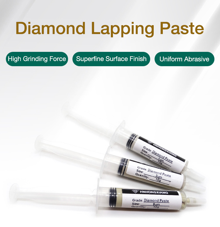 Hot Sale Water-Based Diamond Lapping Compound Paste Oil-Based Abrasive Diamond Diamond Paste For Polishing