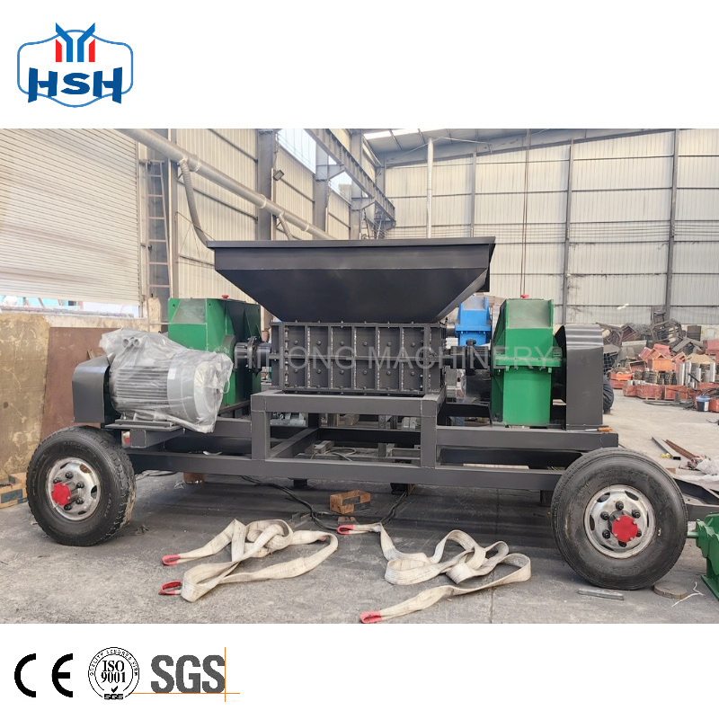 Hot Sale Truck Tyre Shredder Waste Tire Shredder Line Portable Tire Shredders