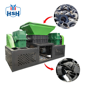 China Automatic Used Car Tyre Recycling Shredders Machine Prices Double Shaft Waste Tire Recycle Shredder