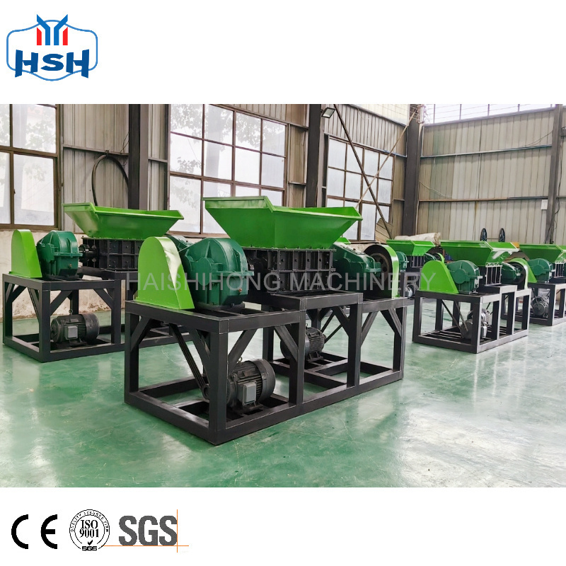 China Automatic Used Car Tyre Recycling Shredders Machine Prices Double Shaft Waste Tire Recycle Shredder