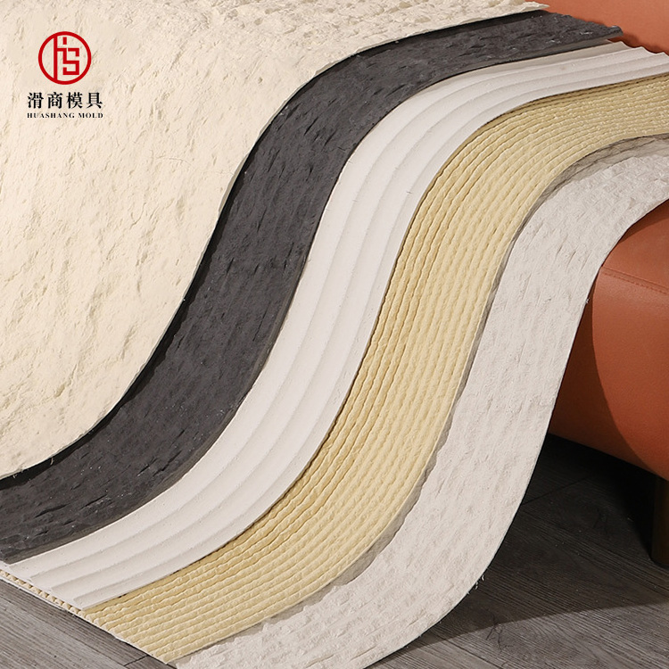 Decorative 3d exterior travertine flexible panel stone firebrick wall panels cladding soft flexible tile