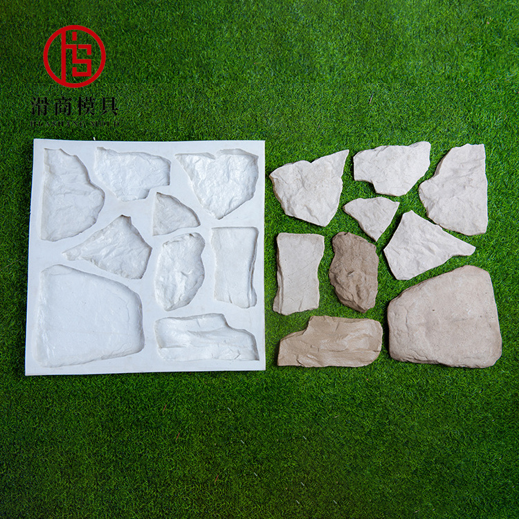 Cement Brick Silicon Concrete Culture Stone Mold For Artificial Stone