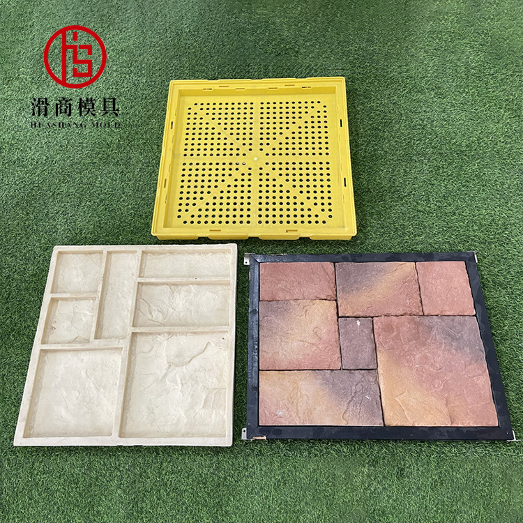 Decoration pvc concrete silicone rubber artificial cultured stone molds