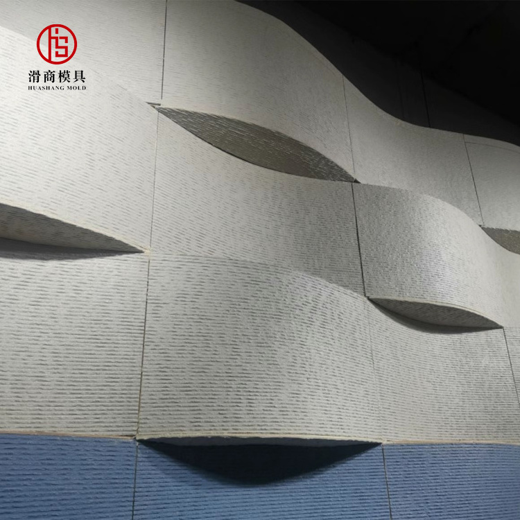 Industrial style concrete board texture flexible tile for outdoor wall decor using