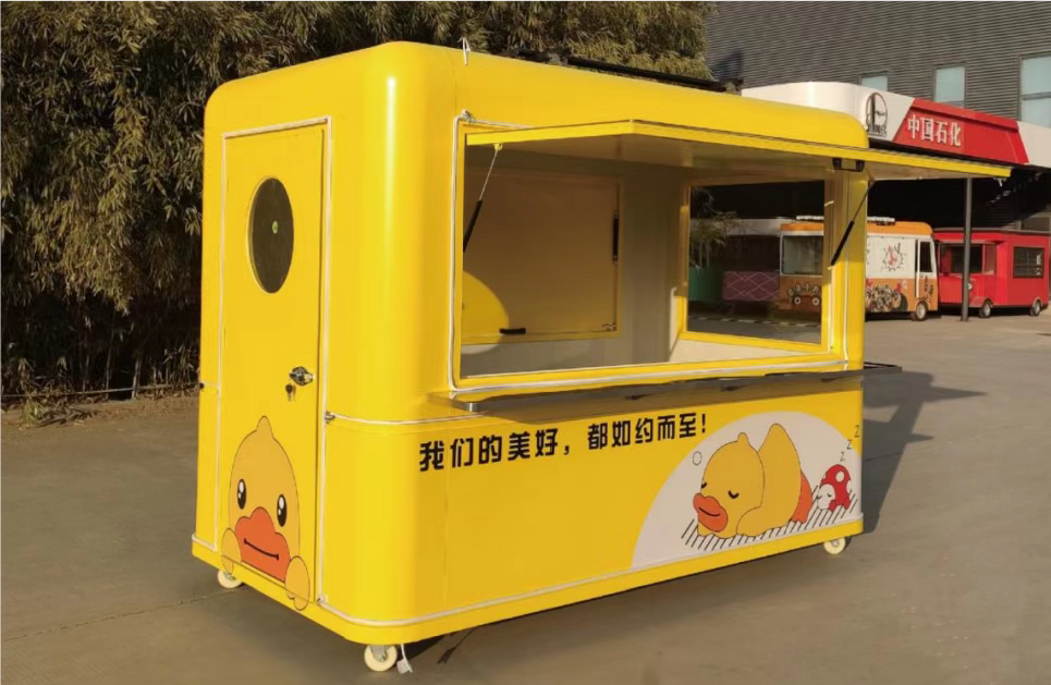 Food truck Customized Dining truck Hot Dog Pizza Coffee Ice Cream Mobile Camping Trailer Known Mall Night Market Buffet car