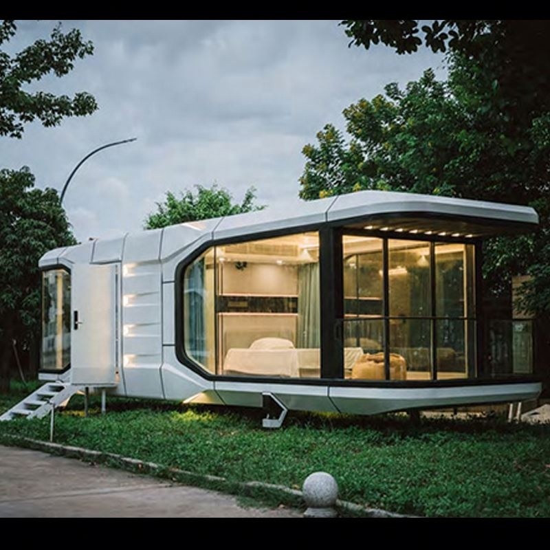 Prebuilt Houses Modular Space Capsule Steel Structure Apartment Building