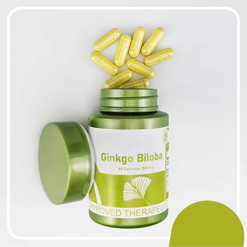 Hot Sale Natural Ginkgo Biloba Leaves Extract Powder Supplement Ginko Biloba Capsules