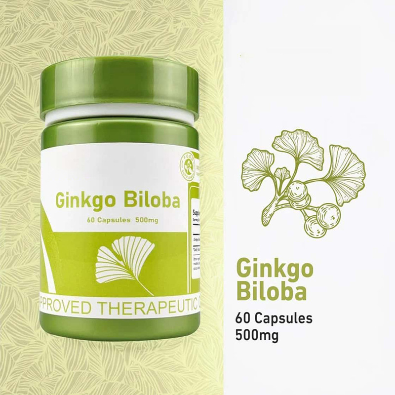 Hot Sale Natural Ginkgo Biloba Leaves Extract Powder Supplement Ginko Biloba Capsules