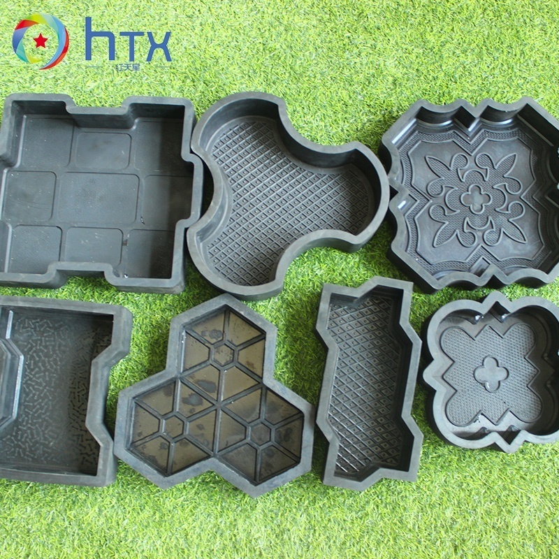 durable precast concrete rubber paving blocks moulds for stones