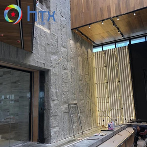 Easy Install Interior And Exterior Wall High Quality Pu Stone Panel Pu Material High Hardness Faux Stone Panel