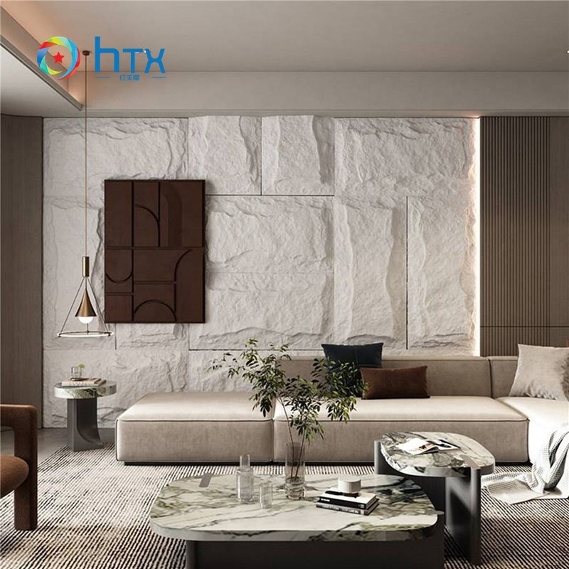 Factory Direct Sale Faux Stone Artificial Stone Veneer Panels Exterior Wall Pu Stone Panel