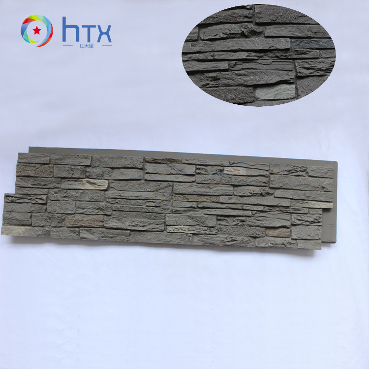 Exterior Polyurethane Pu Faux Stone Wall Siding Panel