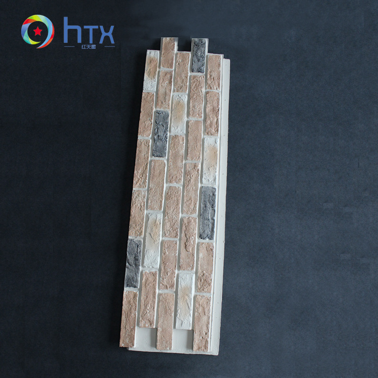 Artificial stone dry stack faux stone panels polyurethane stone veneer faux wall paneling exterior wall panel