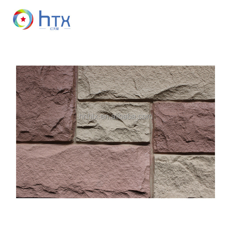 dry stack river rock siding faux stone brick wall panels