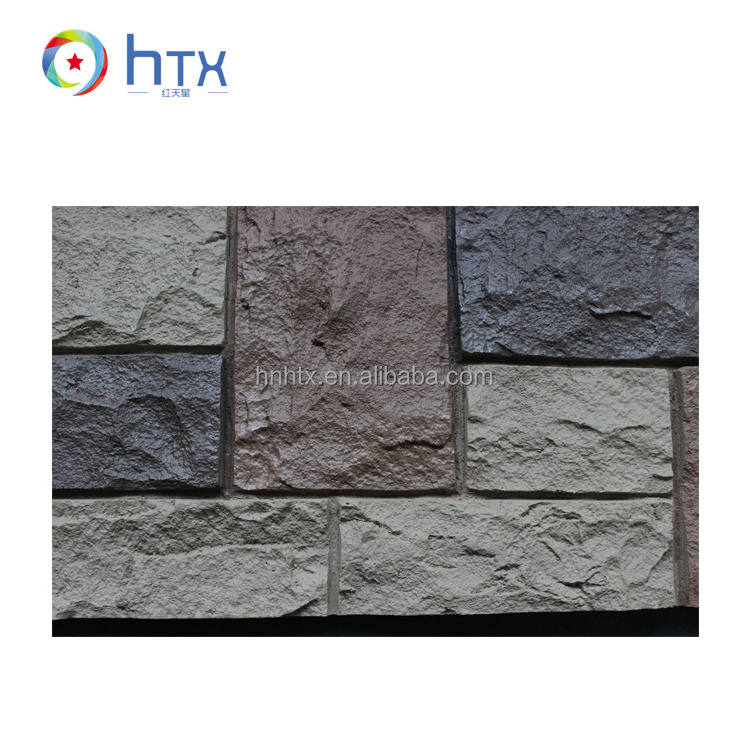 dry stack river rock siding faux stone brick wall panels