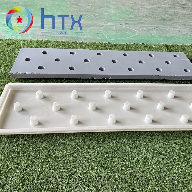 Cement plastic artificial stone wall slab, retaining wall mold, 3d concrete Fence Panels mould