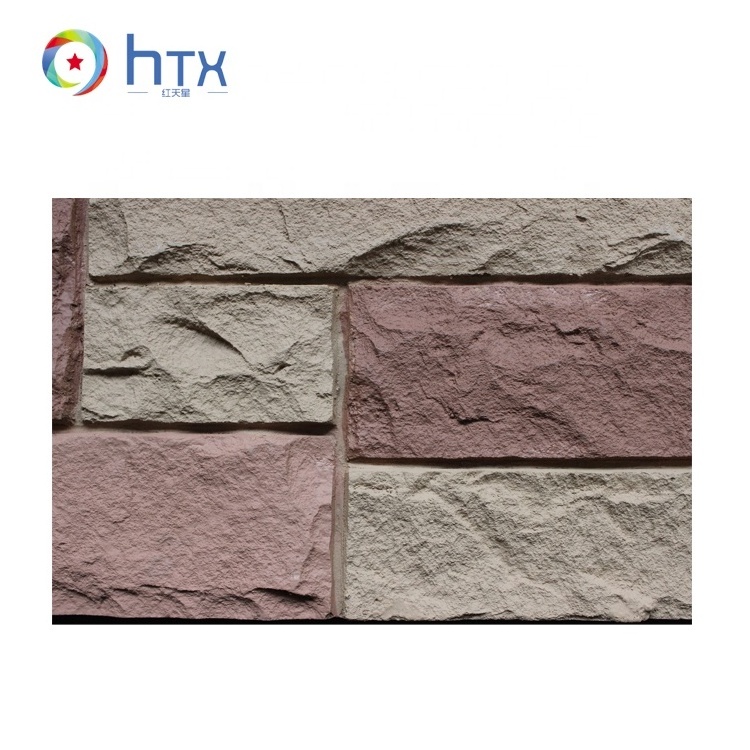 Grey Faux Wall Polyurethane Stone Panel for Sale