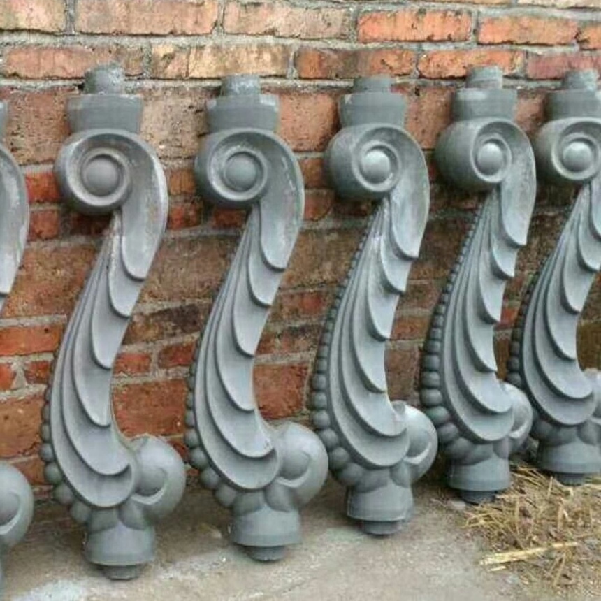 Customized roman style balcony concrete baluster molds for sale