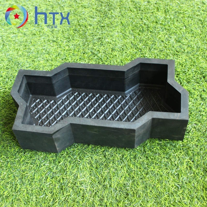 durable precast concrete rubber paving blocks moulds for stones