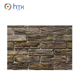 decoration natural fossil flexible artificial stone wall panels tiles mould