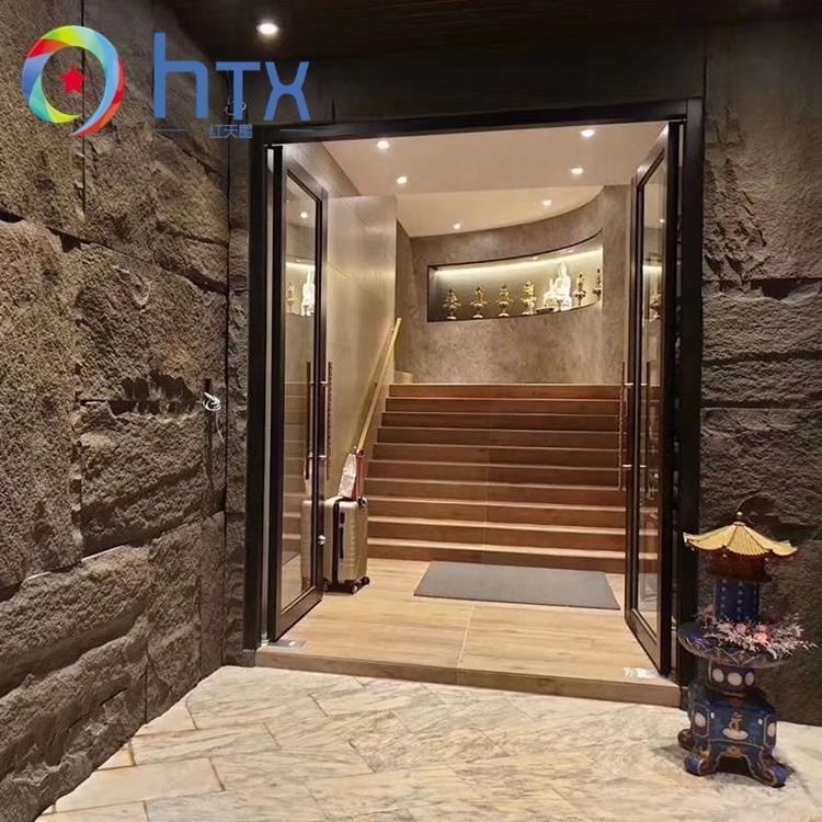 Easy Install Interior And Exterior Wall High Quality Pu Stone Panel Pu Material High Hardness Faux Stone Panel