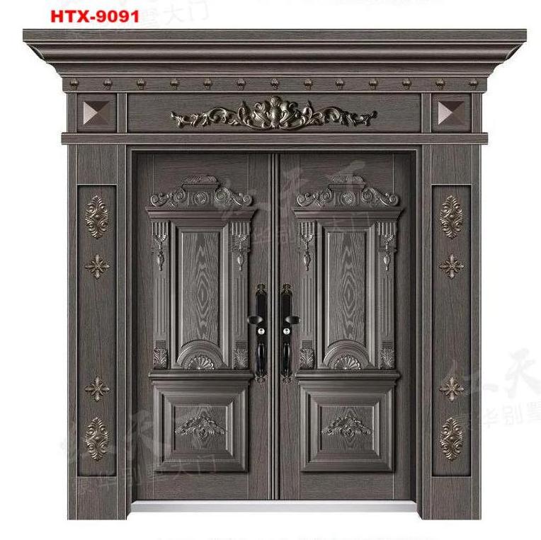 Main gate design home  main gate designs front door gate design HTX-9099