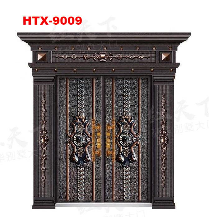 Luxury Design Main Entrance Handles Security Door Swing Zinc Alloy Door Villa Beautiful Luxury Modern Customized Size 5 Years