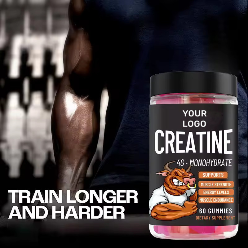 Oem/Odm Wholesale Bulk Price Creatine Muscle Supplement Creatine Monohydrate Gummy