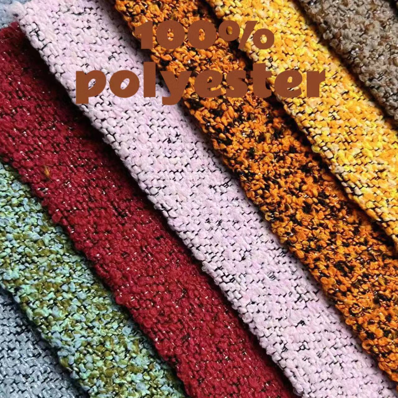 wholesale supplier High quality plain boucle teddy fabric upholstery sherpa fleece fabric 100% polyester home deco fabric