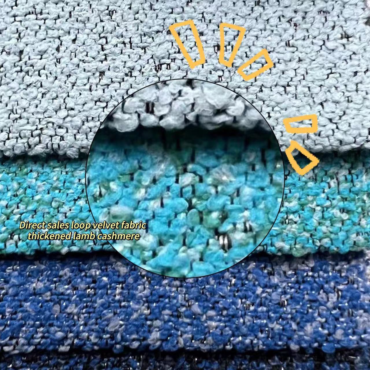 wholesale supplier High quality plain boucle teddy fabric upholstery sherpa fleece fabric 100% polyester home deco fabric