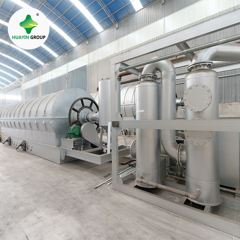 Huayin pyrolysis plant to convert plastic waste into biochar and bio-oil