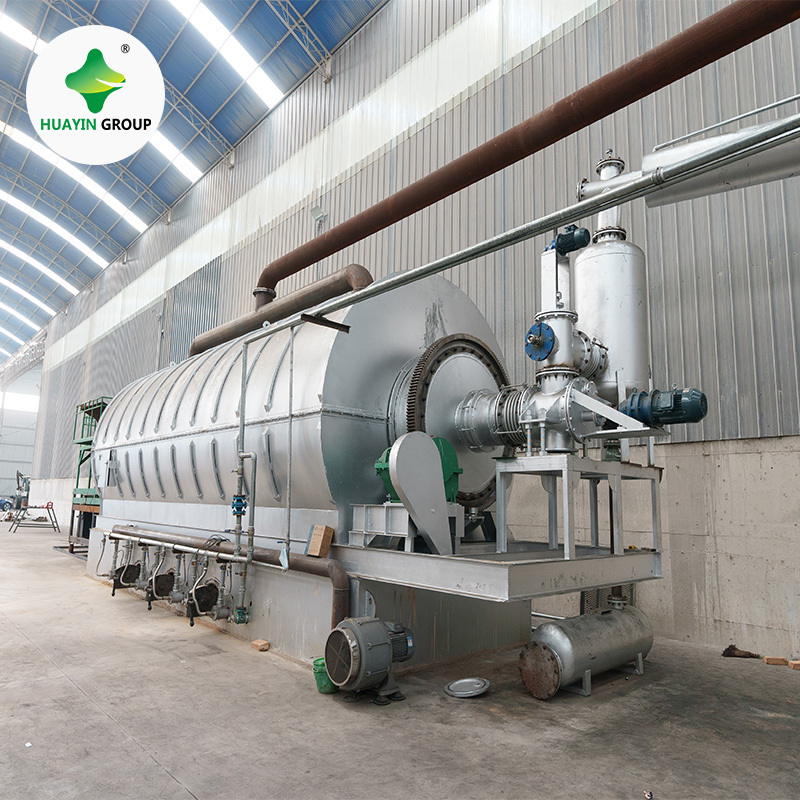 Huayin pyrolysis plant to convert plastic waste into biochar and bio-oil