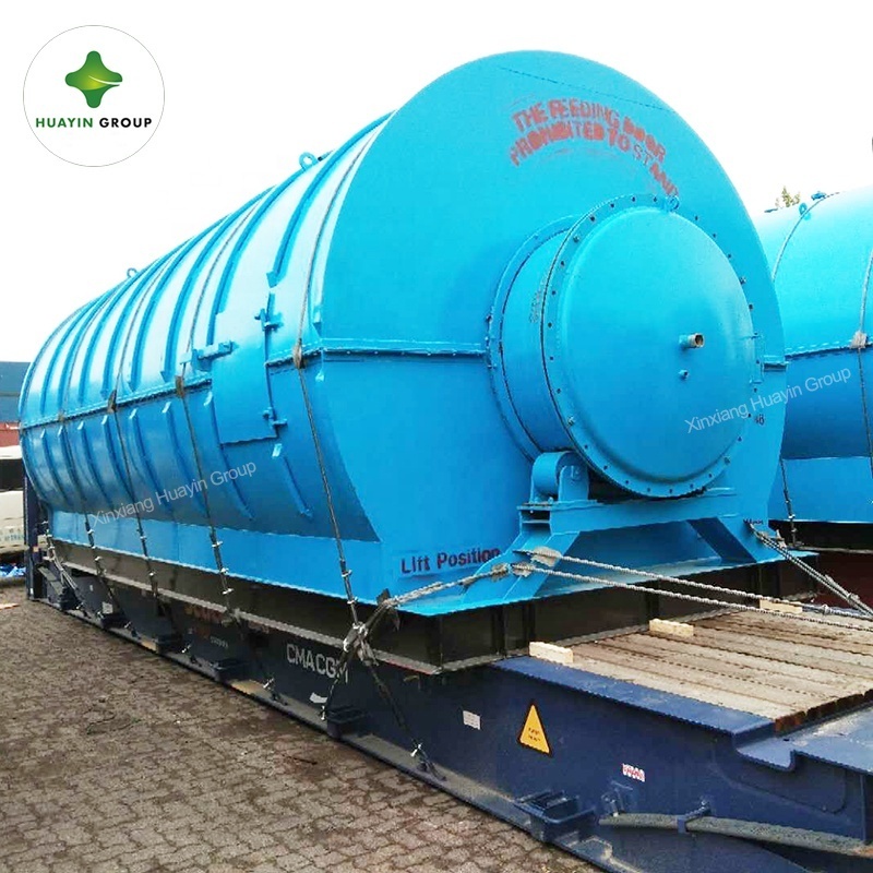 waste tyre recycling machine pyrolysis plant 50 ton day indonesia