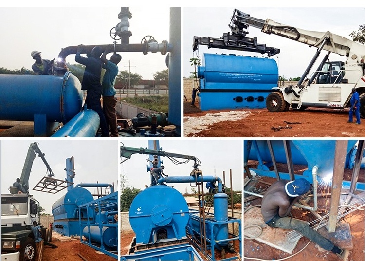 3T-30T Waste engine oil/motor oil refinery to diesel equipment for sale used for marine engine