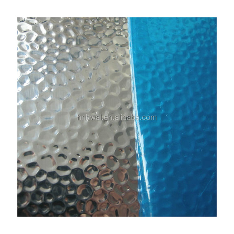 newest price wholesale reflective mirror hammered aluminium sheet hammer embossed aluminum sheet