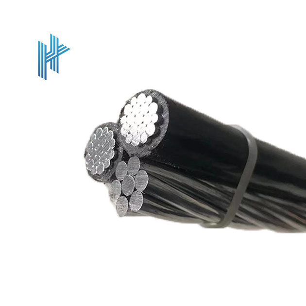 XLPE ABC light type MV Aluminum  Cable electrical cable wire JKLV/JKYJ 33kv overhead  cable/line