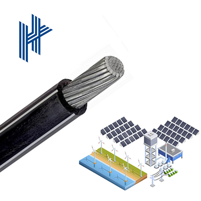 TUV UL Solar Cable Solar Panel Photovoltaic aluminum copper Wire Cable for solar panel power station