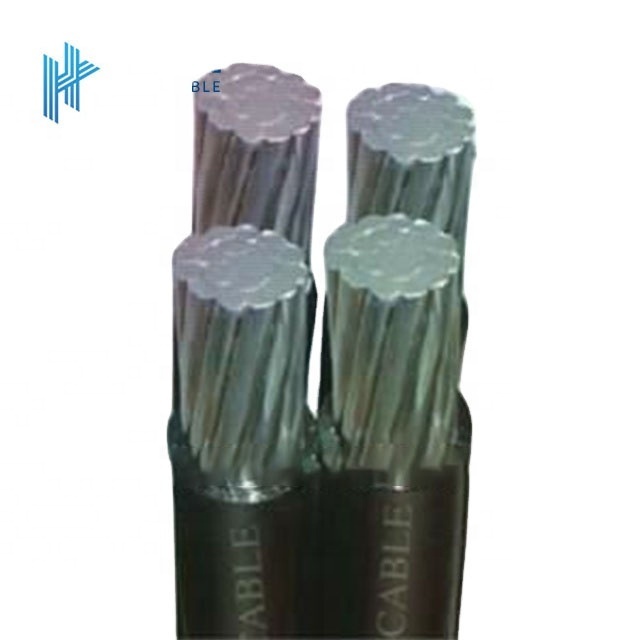 XLPE ABC light type MV Aluminum  Cable electrical cable wire JKLV/JKYJ 33kv overhead  cable/line