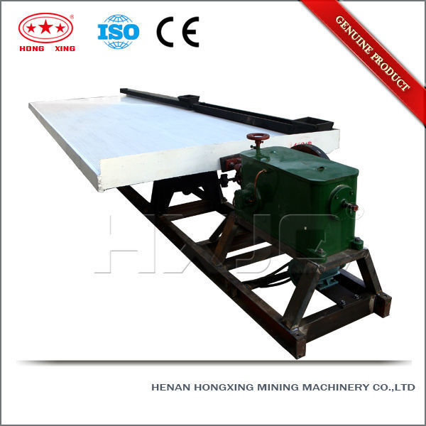 High Efficiency Mining Equipment Density Small Gold Shaker Table , Shaking Table