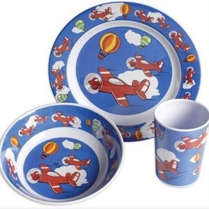 Cheap plastic melamine children dinner set Melamine kids dinner set pakistani melamine dinner set