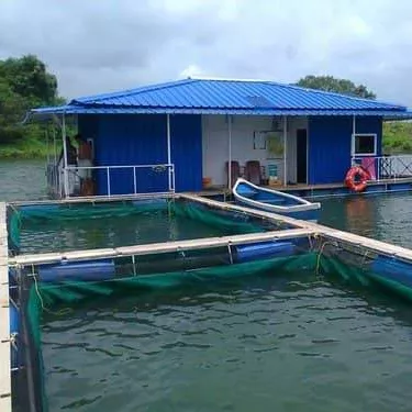 HDPE High-strength Floating Fish Cage for Offshore Sea Bass Fish Farming in Open Sea/lake Tilapia Farming Nets Cage Fish Culture