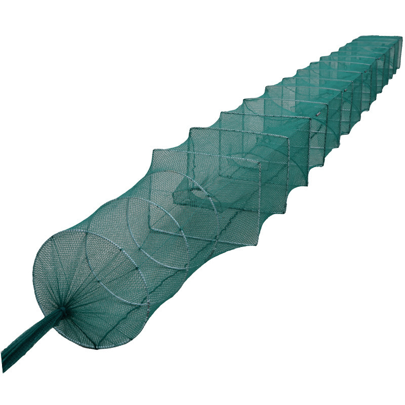 China high quality 17m Shrimp Creel Crab Lobster Traps Fish Trap New Style Foldable Fishing Aquaculture Traps