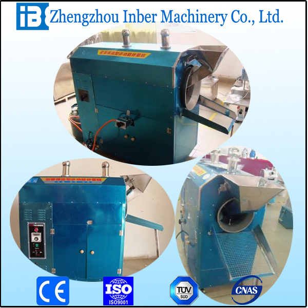 low price high efficiency cashew nut grain corn peanut  roasting machine