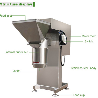 Electric Garlic Grinder Ginger Grinding Grater Cutting Machine Chili Potato Vegetable Crusing Machine